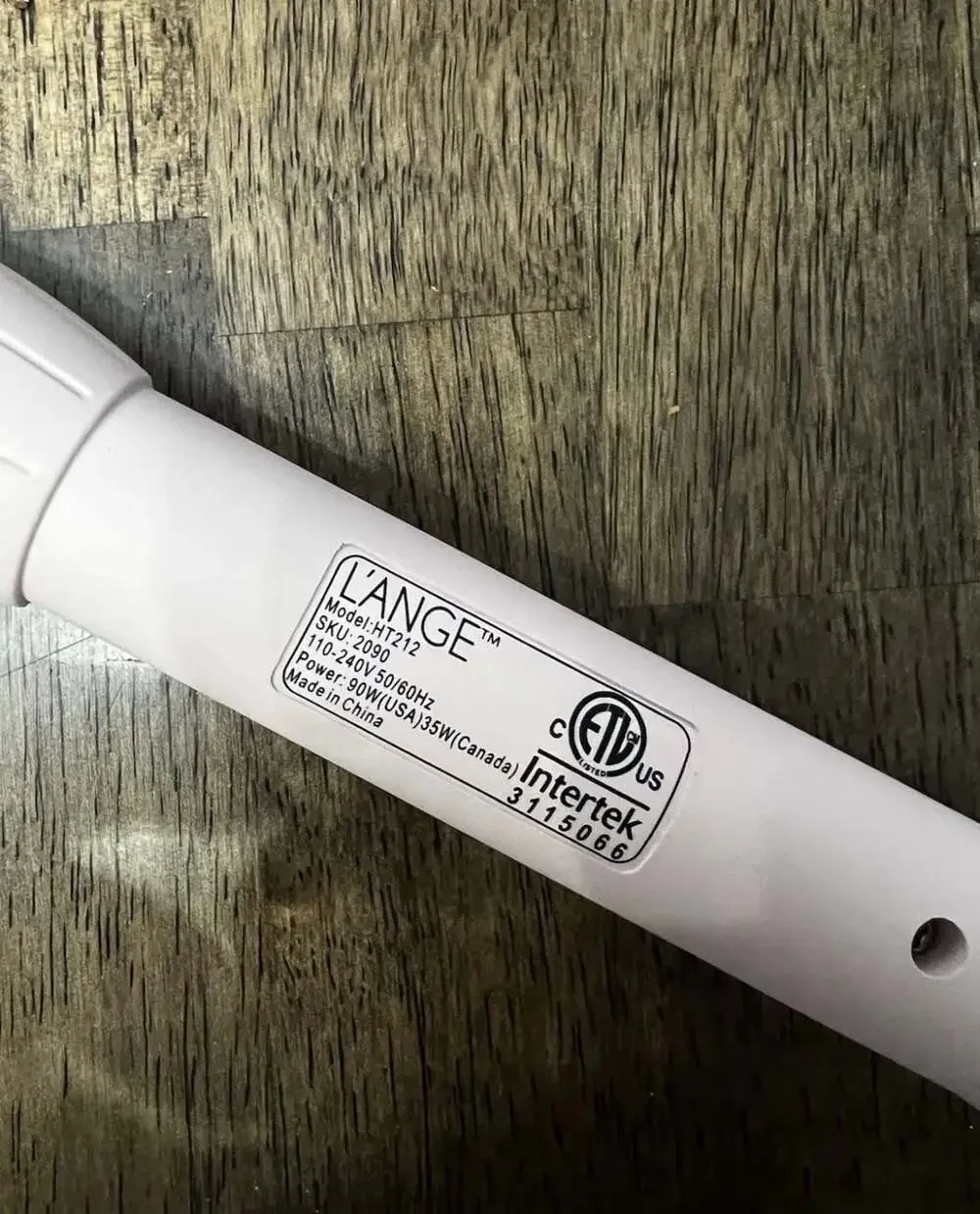 L'ange HT212 Titanium Curling Wand 1.25